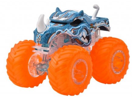 Monster Trucks Hot Wheels Rhinomite - Série Power Smashers - Véhicule Métal Échelle 1:64 - Mattel - HYJ26
