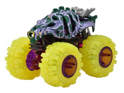 Monster Trucks Hot Wheels Skelesaurus - S�rie Power Smashers - V�hicule M�tal �chelle 1:64 - Mattel - HYJ27