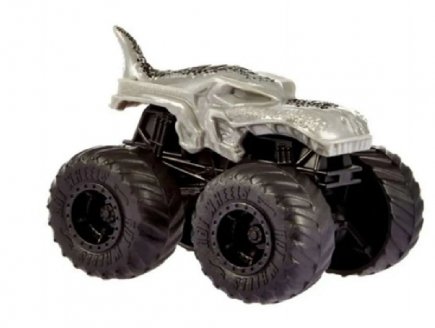 Monster Trucks Méga Wrex - Véhicule Miniature Gris - Echelle 1.70 - Mattel