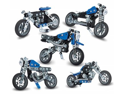 Motos 5 modeles - Meccano - 17202 - jeu de construction