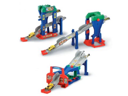 Multi cascades jump&go 4 en 1 tut tut bolides serie pro - Vtech - 80556505 - circuit course voiture