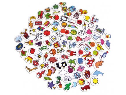 Outekache 100 pieces en bois - Vilac - 6110v - jeu d'observation - cherche et trouve