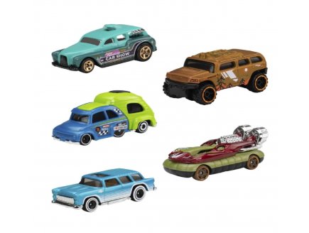 Pack de 5 véhicules Hot Wheels : HW Getaways - Mattel - JBJ77 - Set voitures miniatures