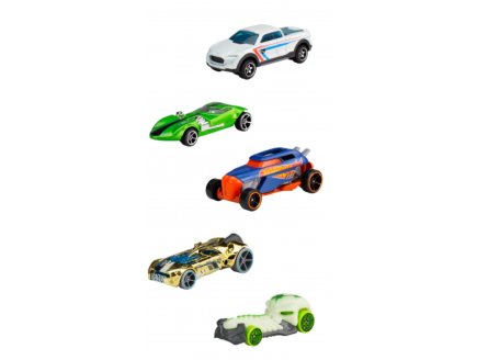 Pack de 5 v�hicules Hot Wheels : Let's Race - Mattel - HTV42 - Set voitures miniatures