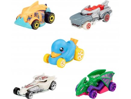 Pack de 5 véhicules Hot Wheels : Street Beasts - Mattel - JBJ90 - Set voitures miniatures