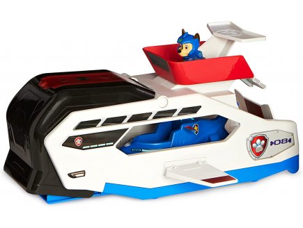 Pat Patrouille Aqua Pups : Contrleur de baleines + un vhicule + figurine chien Chase - vhicule - Paw Patrol - Spin Master - 20139113