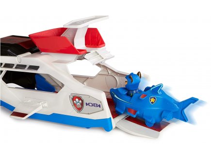 Pat Patrouille Aqua Pups : Contrleur de baleines + un vhicule + figurine chien Chase - vhicule - Paw Patrol - Spin Master - 20139113