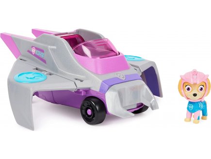 PAT PATROUILLE AQUA PUPS : STELLA ET SON SOUS-MARIN RAIE MANTA - FIGURINE CHIEN - VEHICULE DE LUXE - PAW PATROL - SPIN MASTER - 20140364