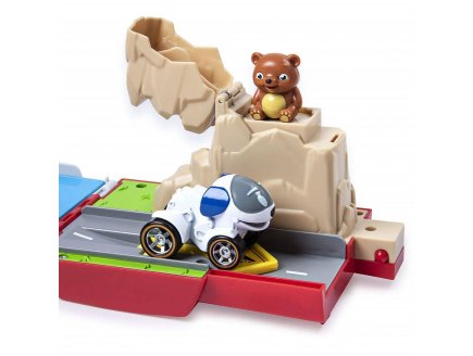 Pat patrouille camion transformable launch'n haul true metal + vehicules robo dog en metal - figurine - paw patrol - Spin master 