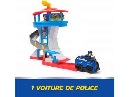 Pat Patrouille Grand Quartier Général + 1 véhicule - figurine - Paw Patrol tour de contrôle - Spin master - 20153170