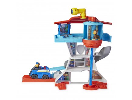 Pat Patrouille le Quartier Gnral + 1 vhicule - figurine - Paw Patrol tour de contrle - Spin master - 20139493