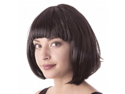 Perruque cabaret courte noire femme - accessoire d?guisement