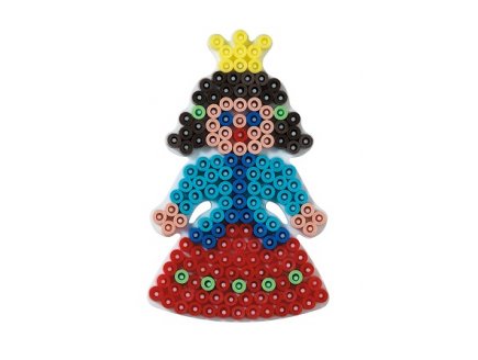 Plaque Hama petite princesse pour perles a repasser midi - loisirs creatifs - 328