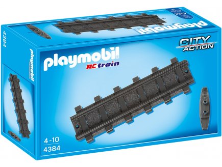 Playmobil 4384 12 rails droits - accessoires train playmobil