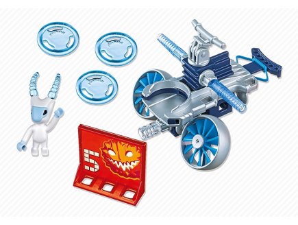Playmobil action 6832 robot de glace avec lance disques