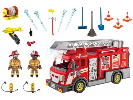 Playmobil City Action 71233 Camion de pompiers avec grande échelle