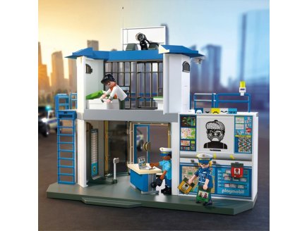 Playmobil City Action 71874 Poste de police avec salle de recherche
