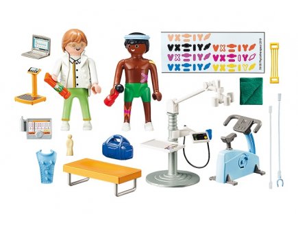 Playmobil city hopital 70195 cabinet de kinesitherapeute