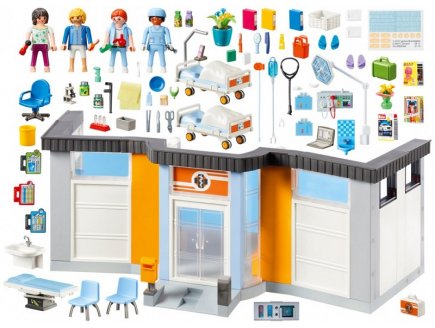 Playmobil city life hopital 70191 hopital amenage