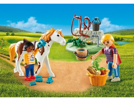 Playmobil country 9100 valisette palefrenieres