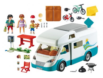 PLAYMOBIL FAMILY FUN 70088 FAMILLE ET CAMPING CAR