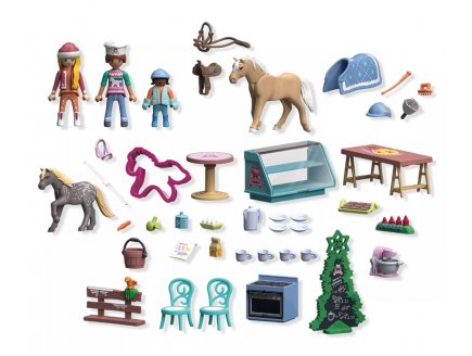 Playmobil Horses of Waterfall 71952 Calendrier de l'avent pâtisserie de Noël