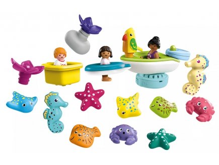 Playmobil Junior Aqua 71777 Calendrier de l'avent Tinti - Jeux d'eau, Bain