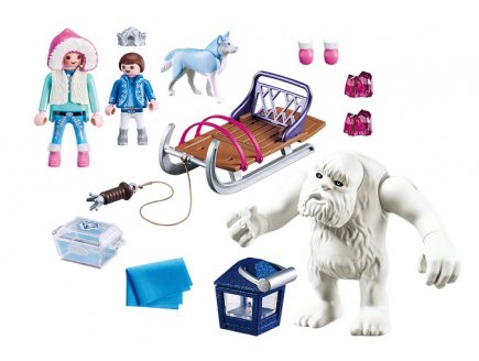 Playmobil magic 9473 yeti avec traineau