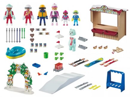 Playmobil my life 71453 vacanciers et sports d'hiver 