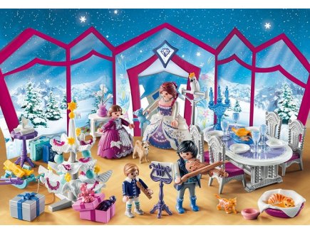 Playmobil noel 9485 calendrier de l'avent bal de noel au salon de cristal