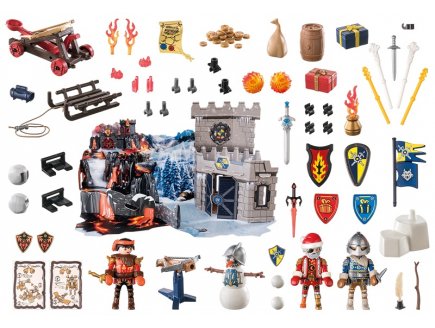 Playmobil novelmore 71346 calendrier de l'avent noel des chevaliers - noel 2023