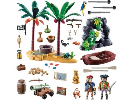Playmobil pirates 70962 ilot des pirates