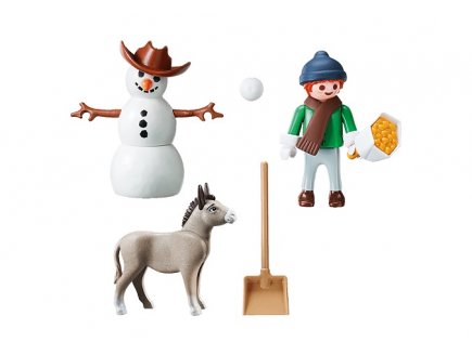 Playmobil spirit riding free 70398 la meche et monsieur carotte en hiver