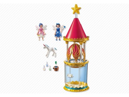 Playmobil super 4 6688 tourelle musicale avec etincelle