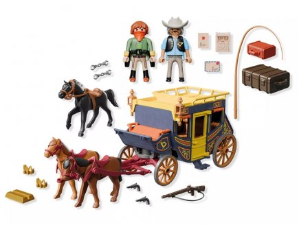 Playmobil Western 71862 Attaque de diligence au Far West