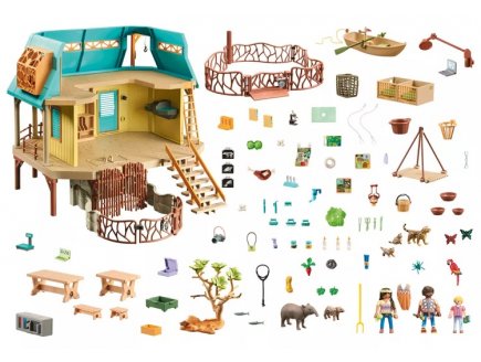 Playmobil wiltopia 71007 centre de soins pour animaux
