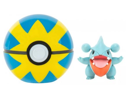 Pokemon clip 'n' go : griknot et sa rapide ball - rapideball - figurine - Bandai - 37718