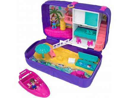 POLLY POCKET AVENTURE SURPRISE A LA PLAGE - MATTEL - FRY40 - POUPEE