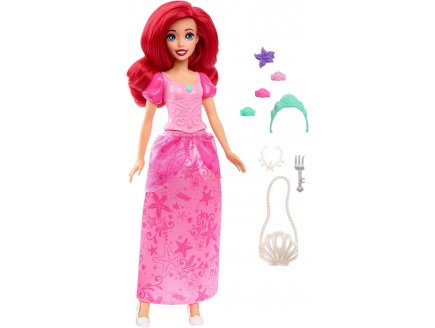Poupée ariel la petite sirène se fait une beauté - Poupée mannequin - Disney Princess - Mattel - HLX34