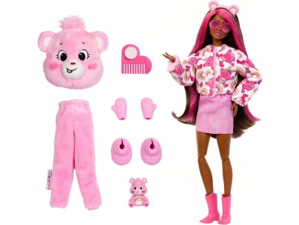Poupee Barbie Cutie Reveal Bisounours Toucalin 10 surprises - Costume peluche animal - Poup�e Mannequin - Mattel - JCN95