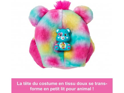 Poupee Barbie Cutie Reveal Bisounours Touradieuse 10 surprises - Costume peluche animal - Poupée Mannequin - Mattel - JFV62