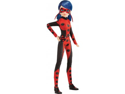 Poupee miraculous : ladybug 26 cm + 2 accessoires - poupee mannequin articulee - marinette - Bandai - p50006