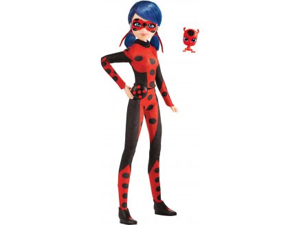 Poupee miraculous : ladybug 26 cm + 2 accessoires - poupee mannequin articulee - marinette - Bandai - p50006
