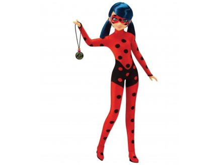 Poup�e Miraculous : Ladybug Lucky Charm 26 cm + 2 accessoires - Poup�e mannequin articul�e Marinette - Bandai - P50012