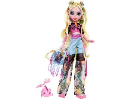 Poupée Monster High Lagoona Blue avec animal et accessoires - Mattel - HXH75