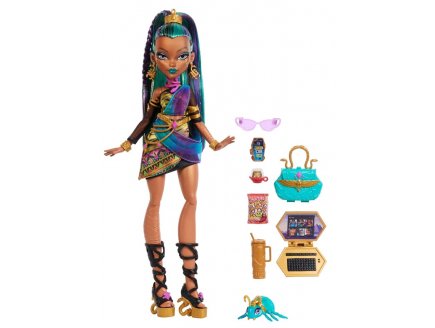 Poupée Monster High Nefera de Nile avec Lavish et accessoires - Mattel - JDR48
