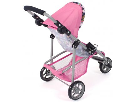 Poussette 3 Roues Lola Jogger Sport Licornes poupe - Bayer Chic 2000 - 61243