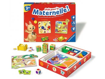 PRET POUR LA MATERNELLE 20 ACTIVITES - RAVENSBURGER - 24115 - JEU EDUCATIF