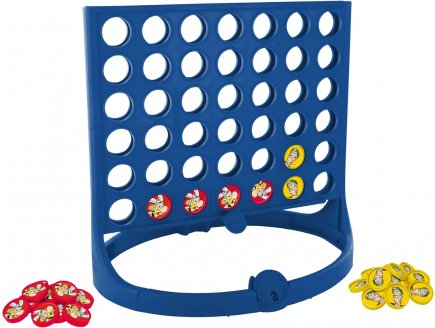 Puissance 4 asterix le gaulois contre jules cesar - le jeu classique - hasbro gaming - jeu de societe strategie