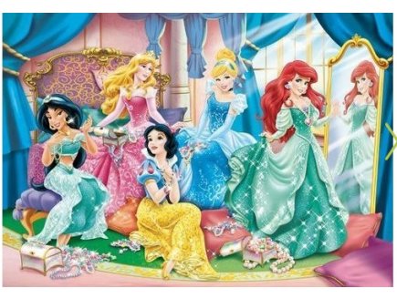 Puzzle disney les princesses - 24 pieces - puzzle super color maxi - Clementoni - 24420